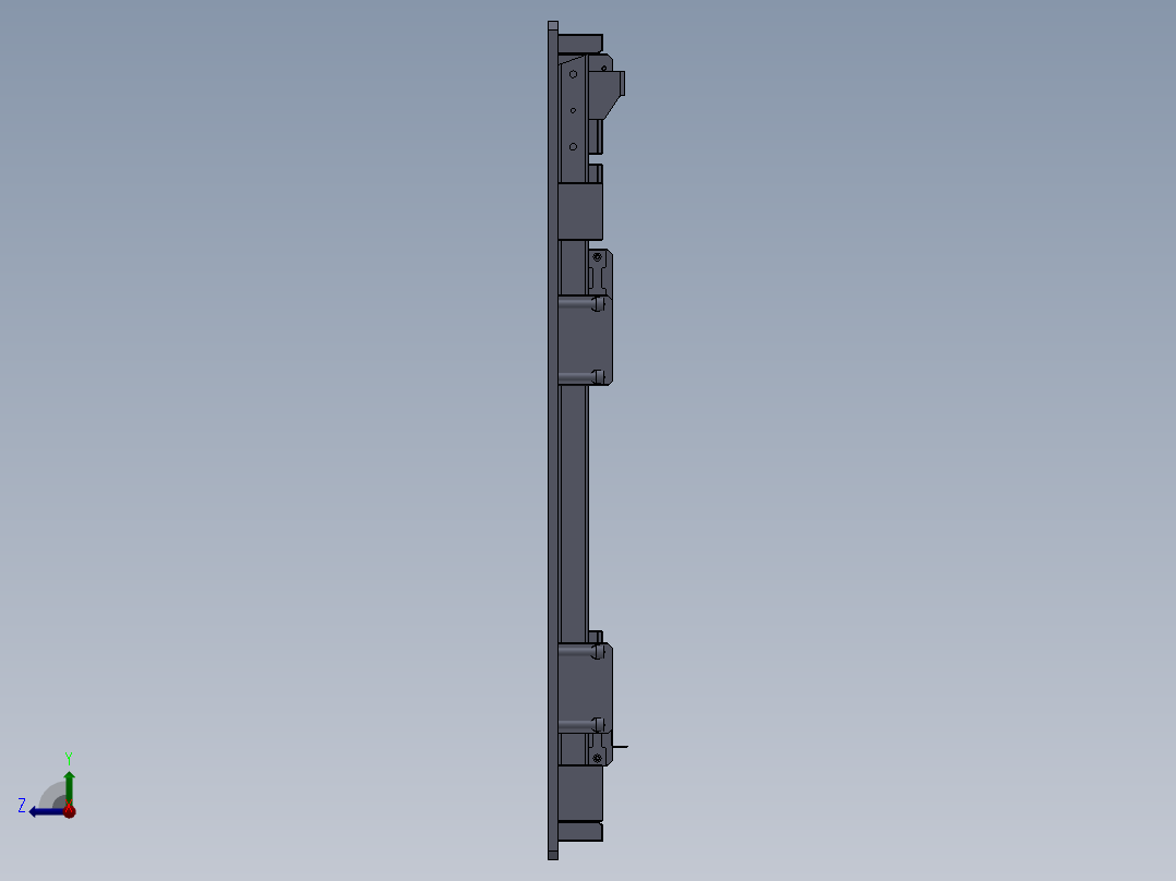 检测夹具右视图