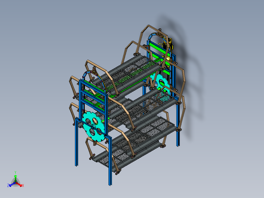 四层智能垂直循环立体停车库_13
