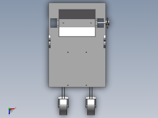 山地用小型荞麦播种机旋耕机构，播种机构，施肥机构的设计（SW建模）俯视缩略图