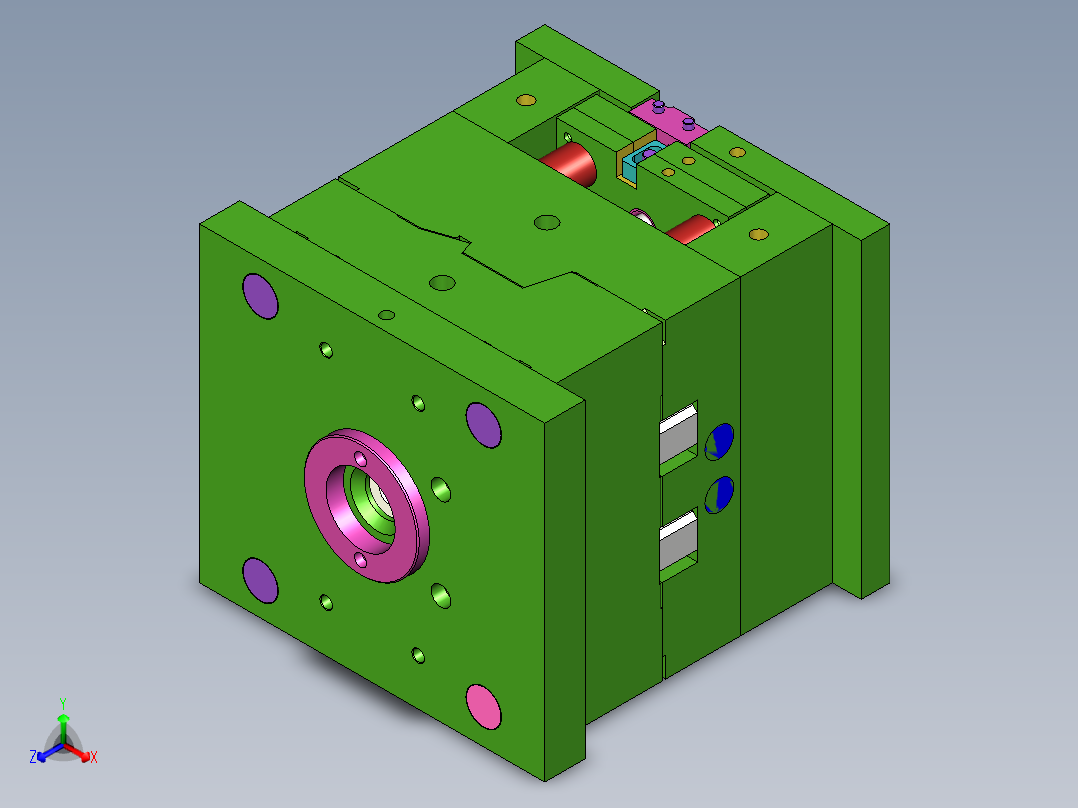 一套低压注塑模具