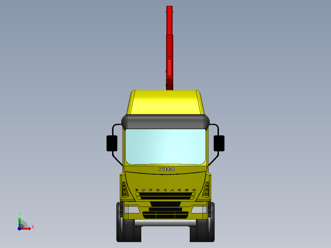 汽车起重机前视图