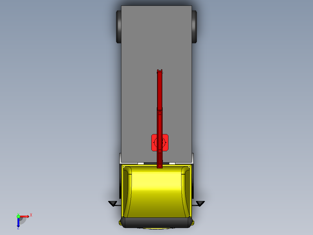 汽车起重机俯视图