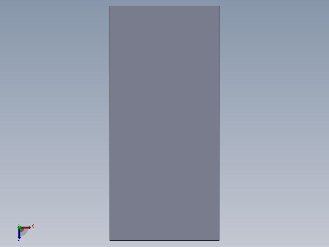 G468 双缸式液压升降平台设计图纸俯视图