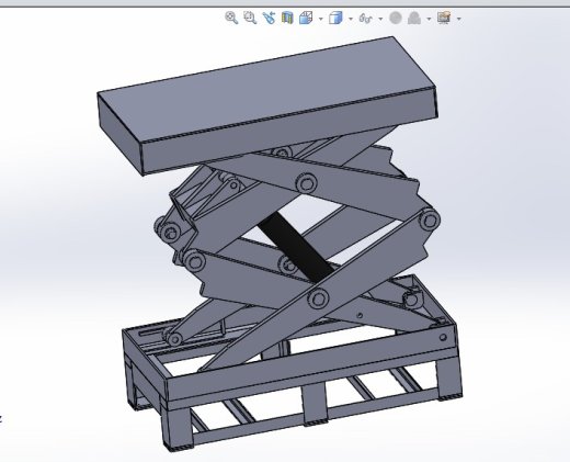 G468 双缸式液压升降平台设计图纸缩略图