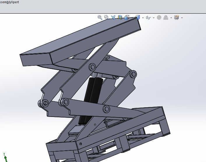 G468 双缸式液压升降平台设计图纸