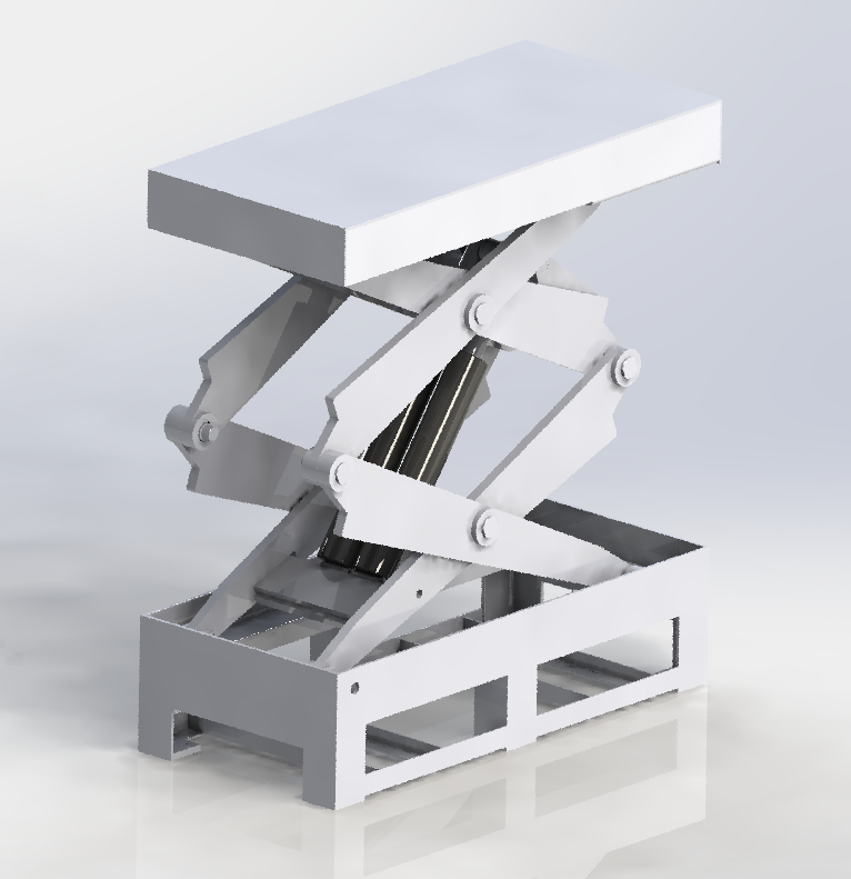 G468 双缸式液压升降平台设计图纸