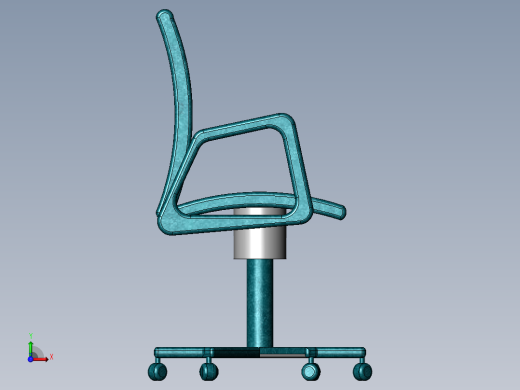 办公椅子前视缩略图