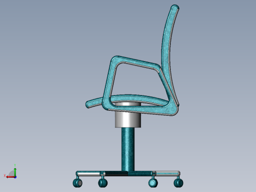 办公椅子后视缩略图
