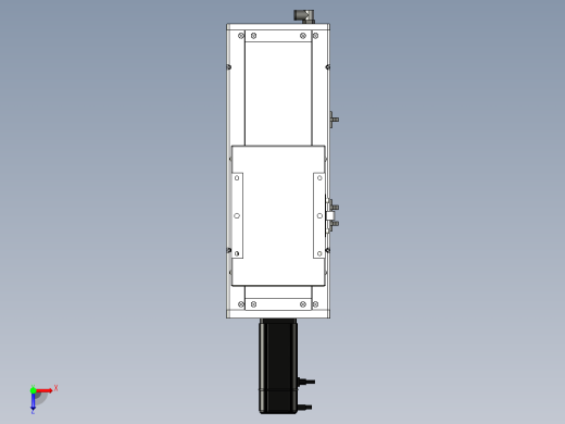 Toyo东佑达直线模组-ECH17-150-BC-400W+煞車俯视缩略图