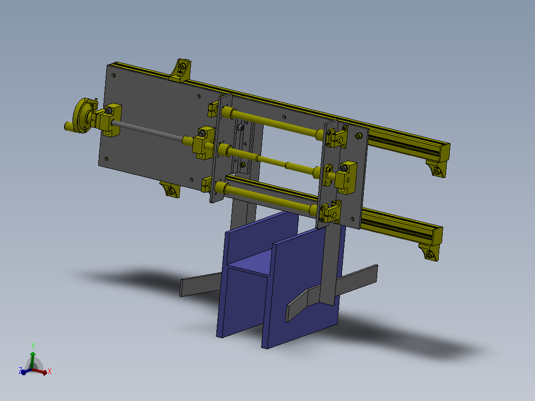 M43装箱机活动式导轨