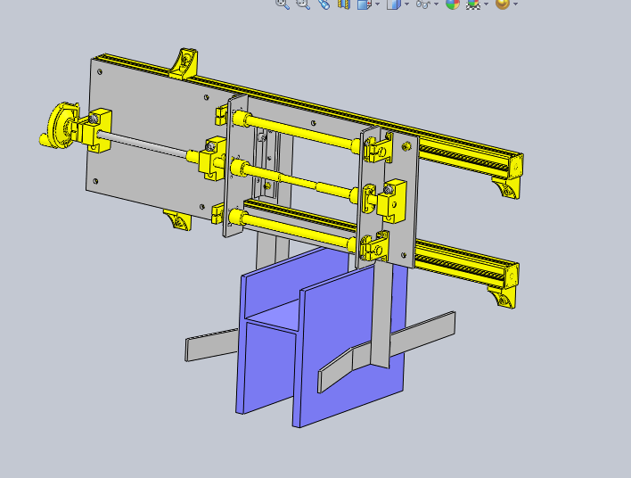 M43装箱机活动式导轨