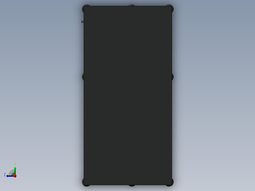 自动螺纹检测专机3D图纸右视图