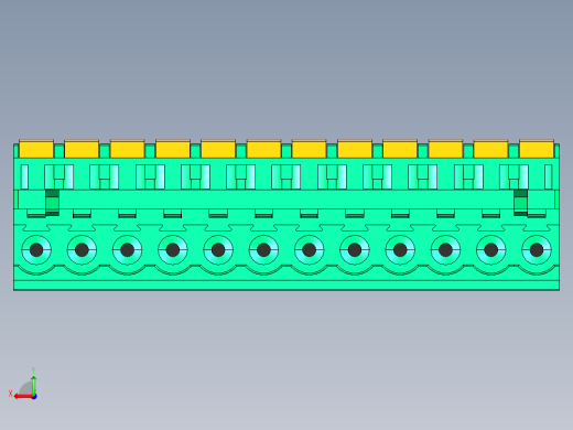 DEGSON 2EDG 系列 5.08mm 可插拔接线端子组-2EDGKDA-5.08-12P-14-00AH后视缩略图