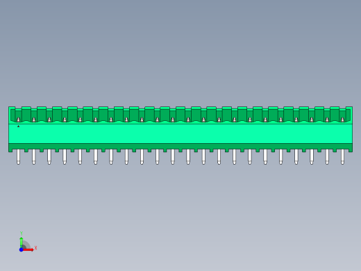 DEGSON 2EDG 系列 5.08mm 可插拔接线端子组-2EDGLC-5.08-22P-14-00AH前视缩略图