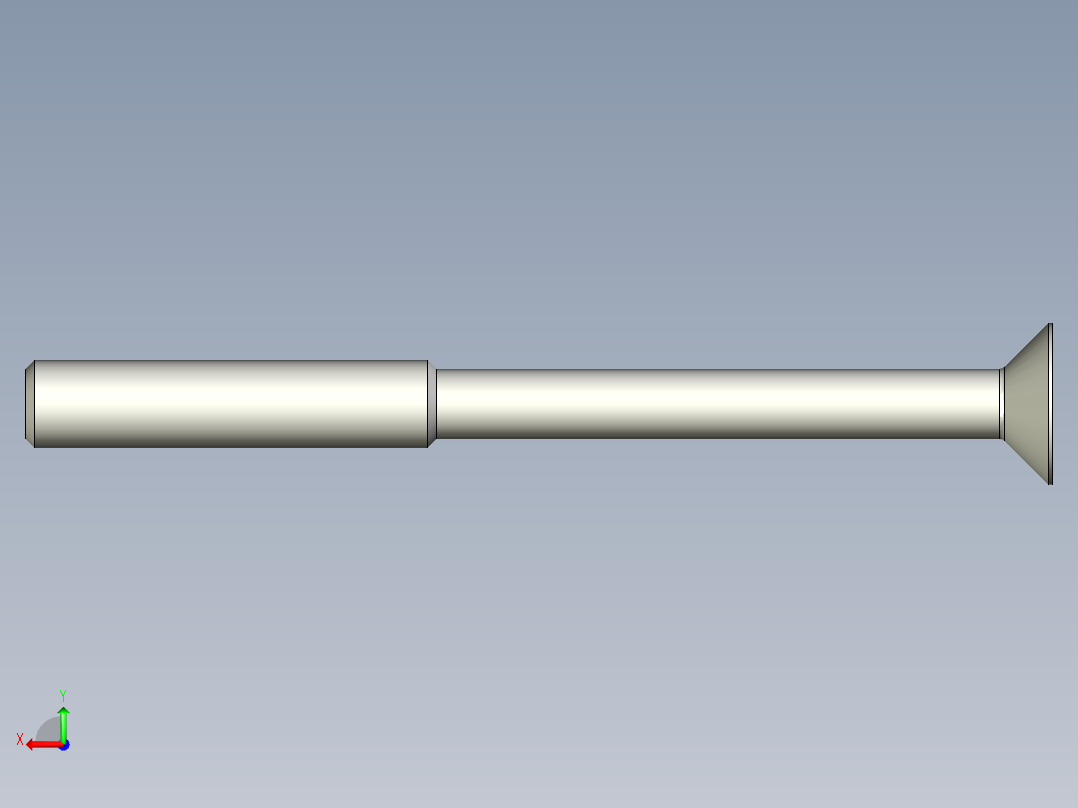 沉头螺钉-Screw_-M6-L70_28-11-6-45_-Cross_Countersunk.stp后视图