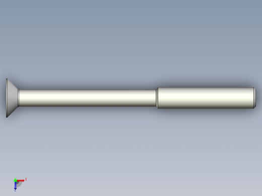 沉头螺钉-Screw_-M6-L70_28-11-6-45_-Cross_Countersunk.stp俯视缩略图
