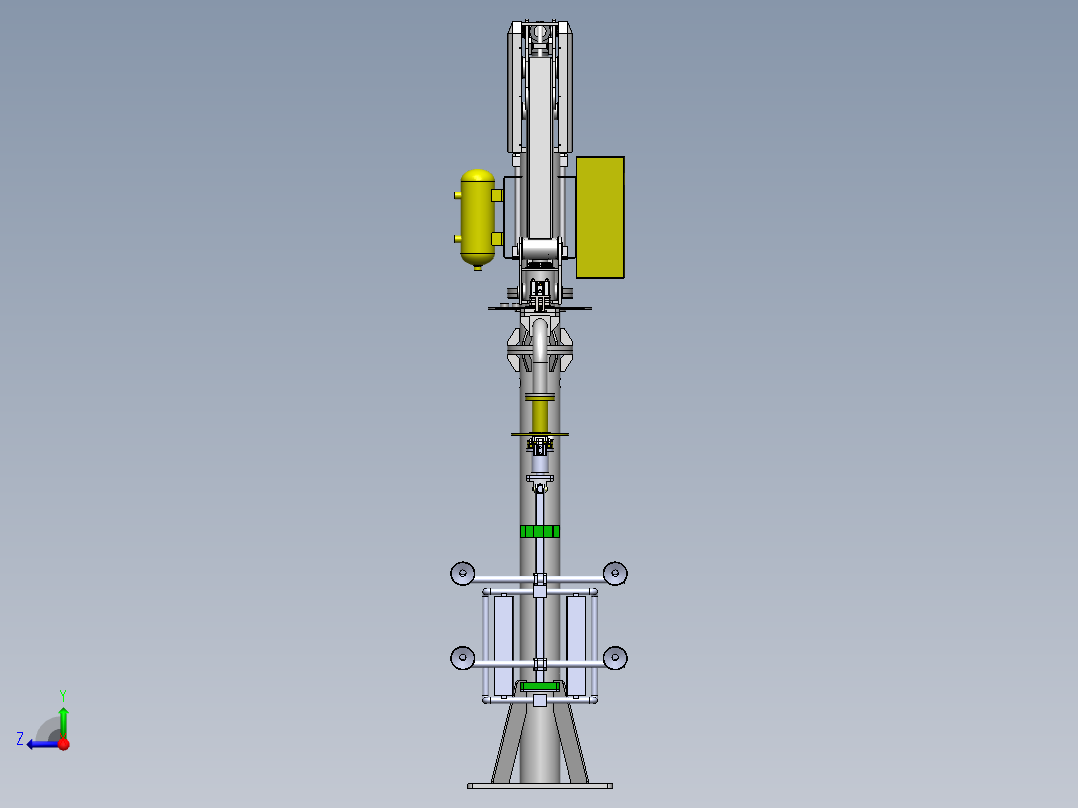 Q478-轿车车门装配机械手的设计【三维SolidWorks】右视图
