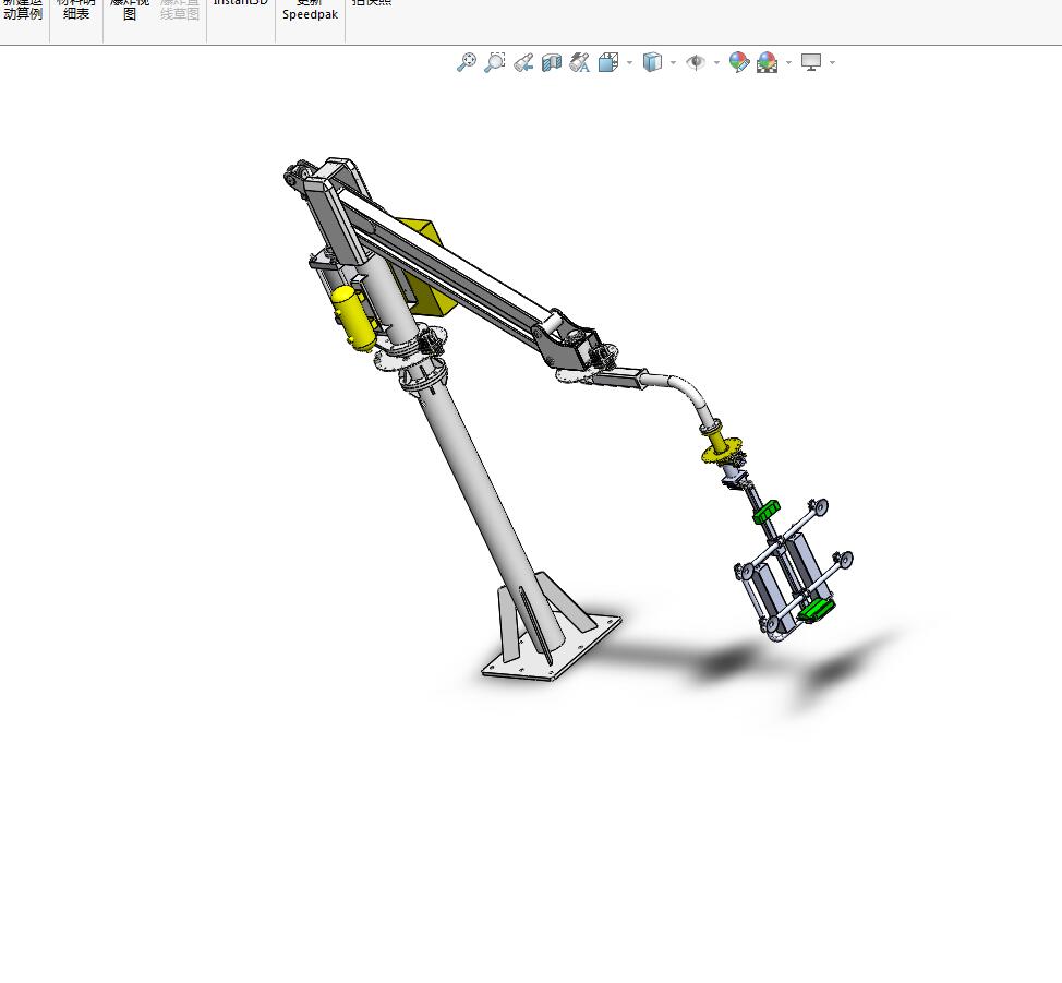 Q478-轿车车门装配机械手的设计【三维SolidWorks】