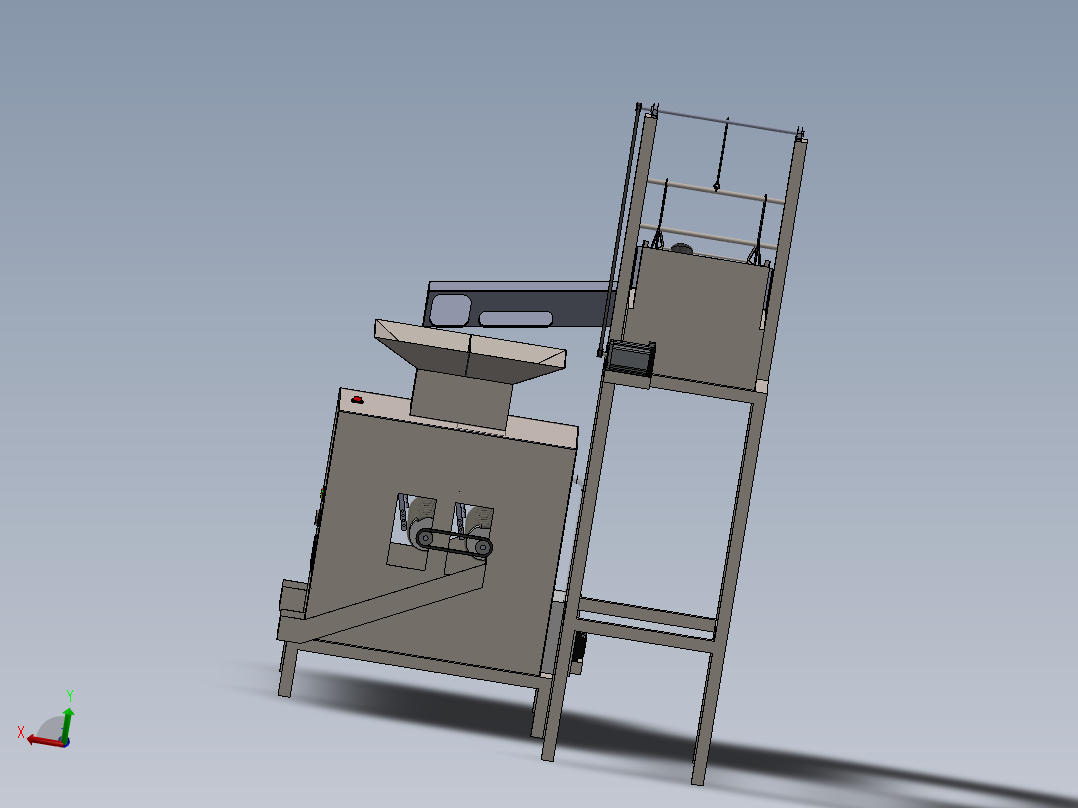 auto egg peeler自动鸡蛋去皮机3D数模图纸 Solidworks设计
