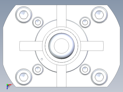 KOSMEKSFK2140-GN多系列多零件图纸模型俯视缩略图