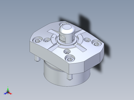 KOSMEKSFK2140-GN多系列多零件图纸模型正等轴测缩略图