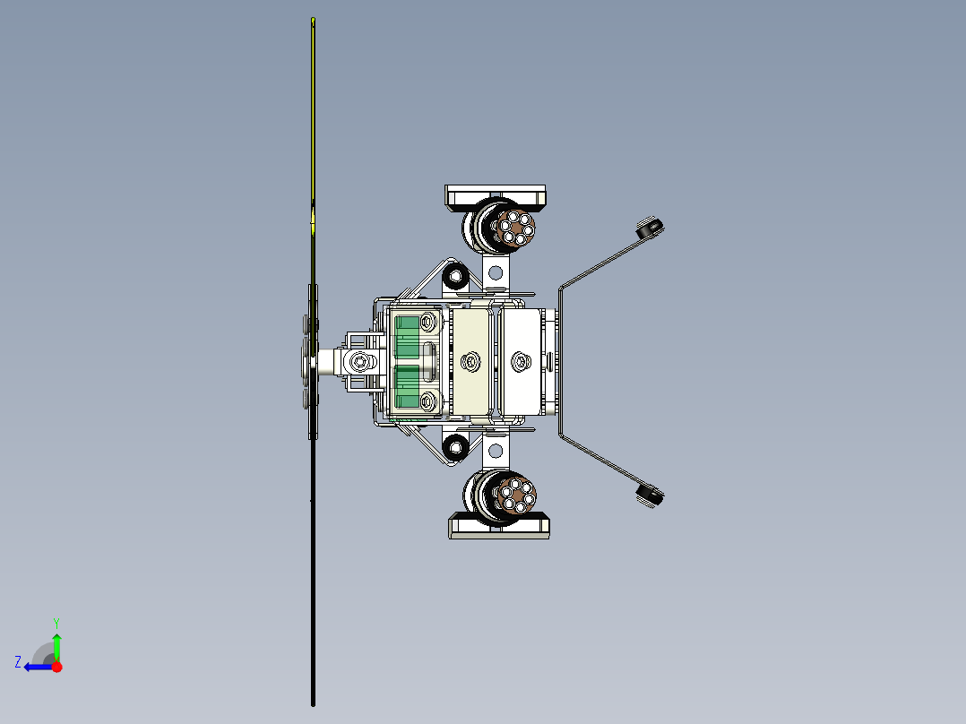 很酷的武装直升机玩具右视图