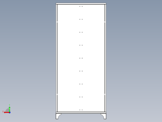 金属板衣柜后视缩略图