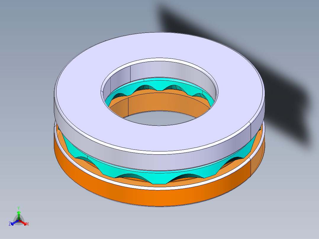 平面推力球轴承51102