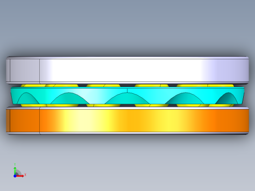 平面推力球轴承51102前视缩略图
