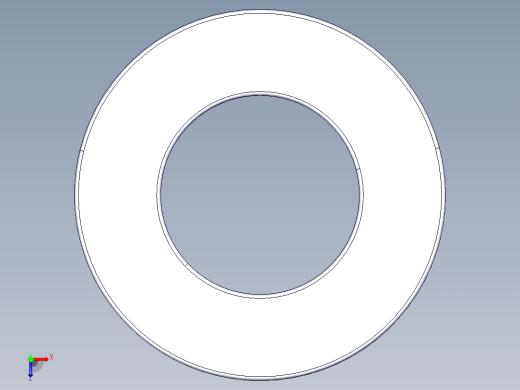 平面推力球轴承51102俯视缩略图