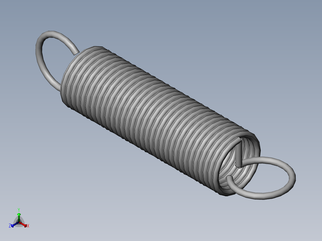 S44 拉簧正等轴测图