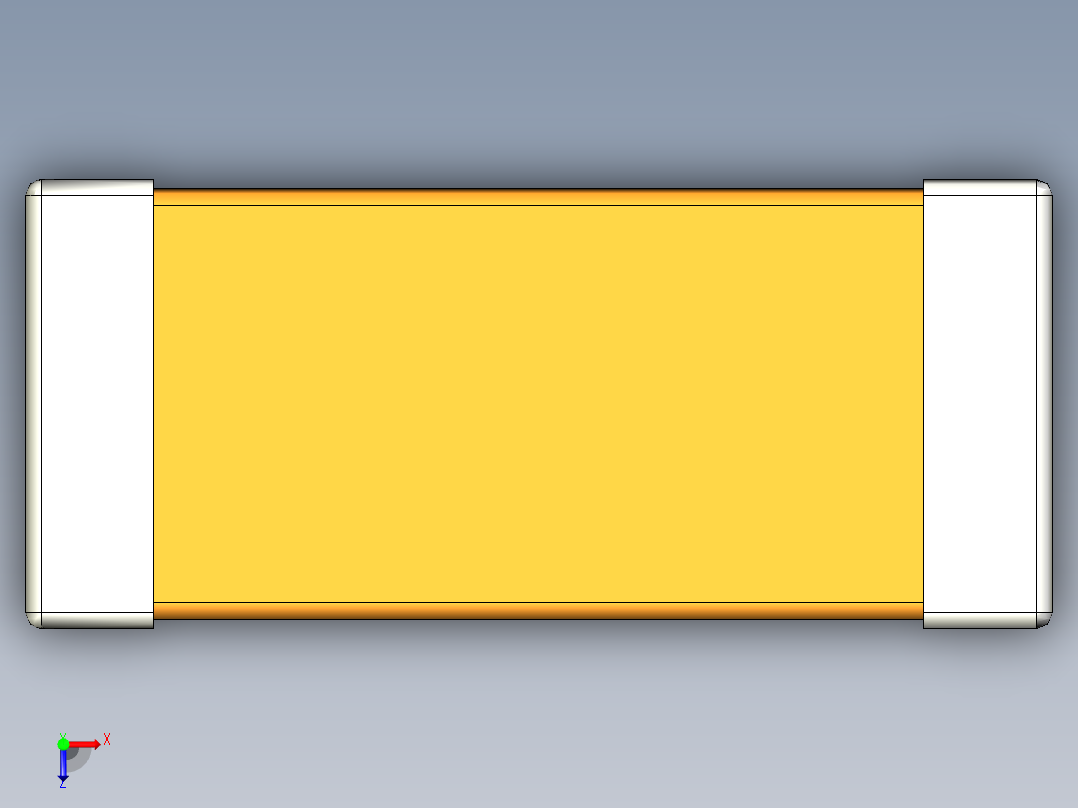 元器件3D封装C0603_07026俯视图