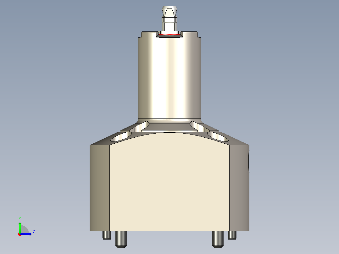 KOSMEKSFA1000-G0A-060-H70多系列多零件图纸模型多系列多零件图纸模型左视图