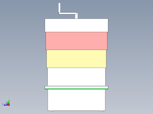 便携式衣物甩干机 图纸右视缩略图
