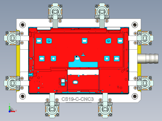 CS19-C-CNC3笔记本CNC工装夹具三维模型-180926前视缩略图