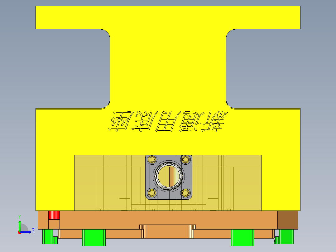 S5500-A-笔记本CNC工装夹具三维模型CNC1铣挂点-200908左视图