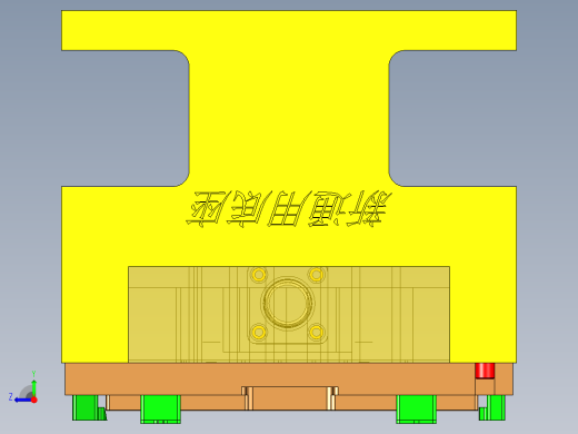 S5500-A-笔记本CNC工装夹具三维模型CNC1铣挂点-200908右视缩略图