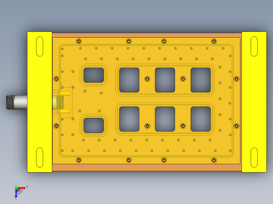 S5500-A-笔记本CNC工装夹具三维模型CNC1铣挂点-200908俯视图