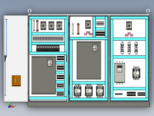 软启动变频器控制柜 63665前视缩略图