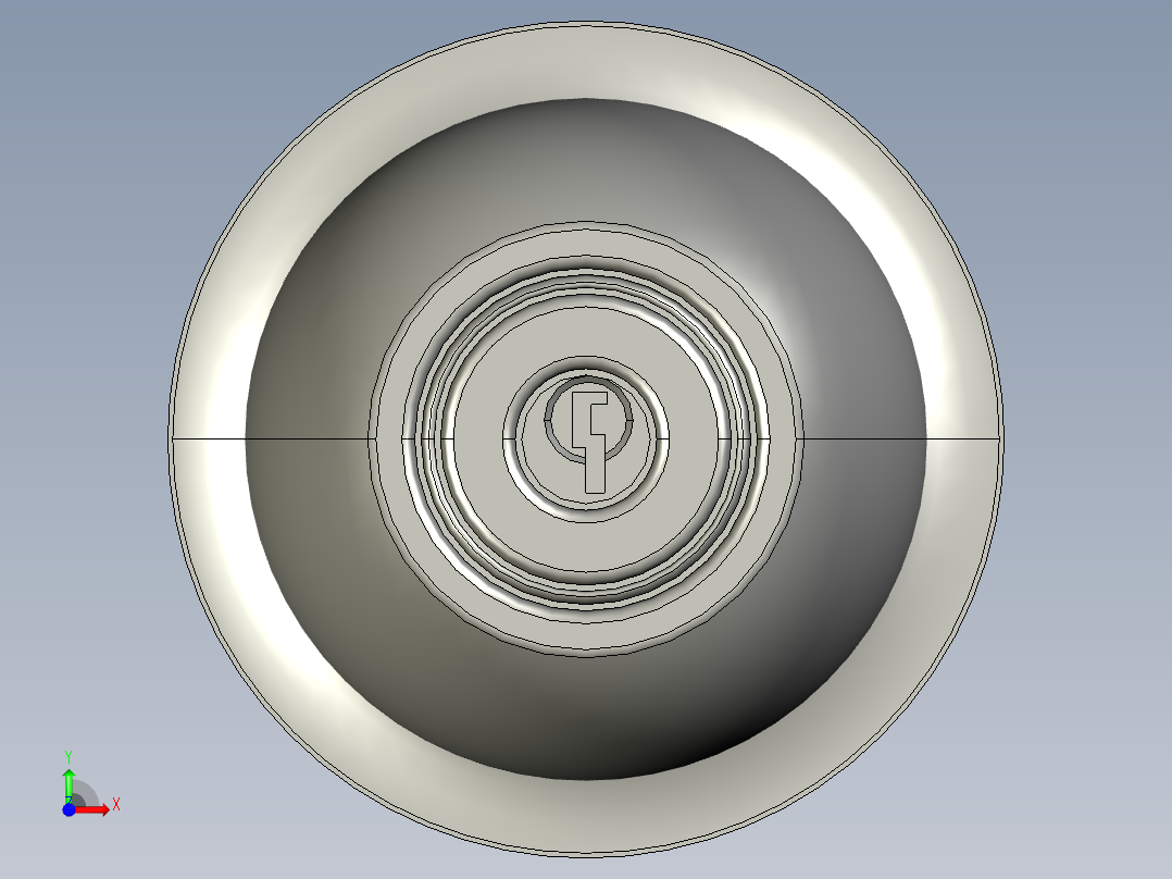 旋钮手柄前视图