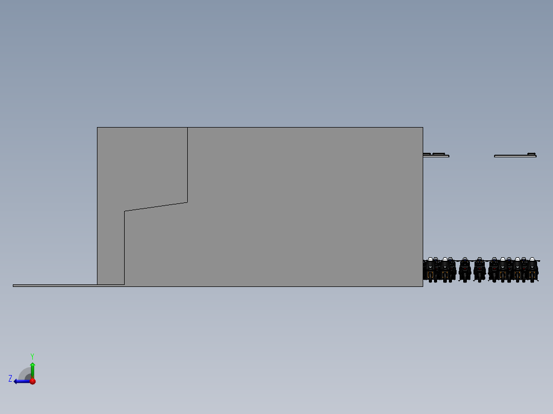 房子、建筑(137)右视图