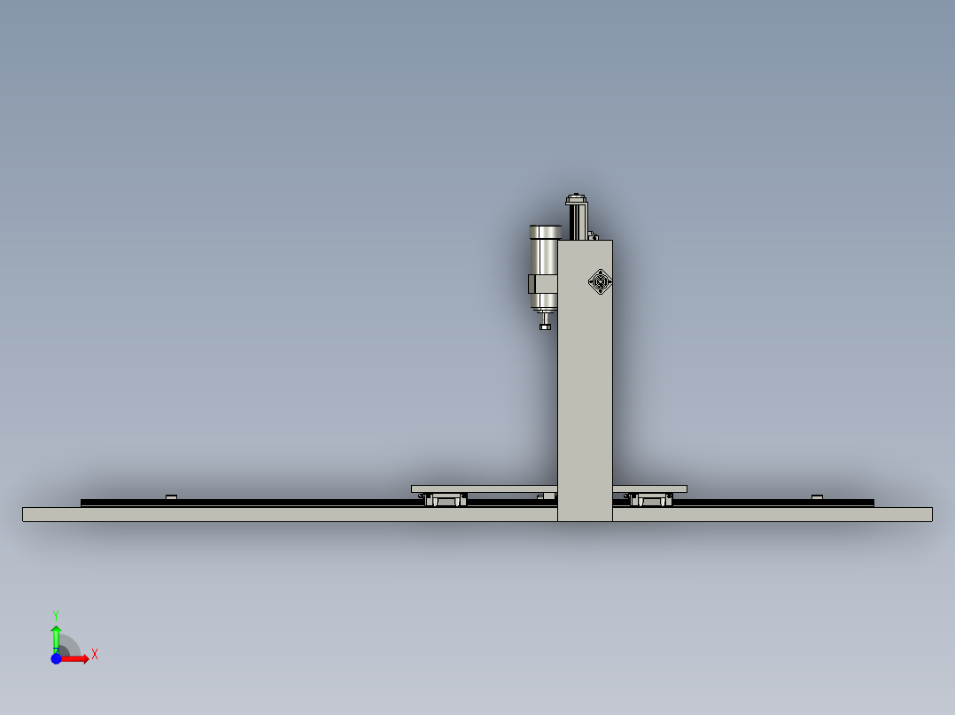 A2004646-石材加工的数控机床前视图