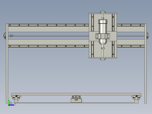 A2004646-石材加工的数控机床左视缩略图