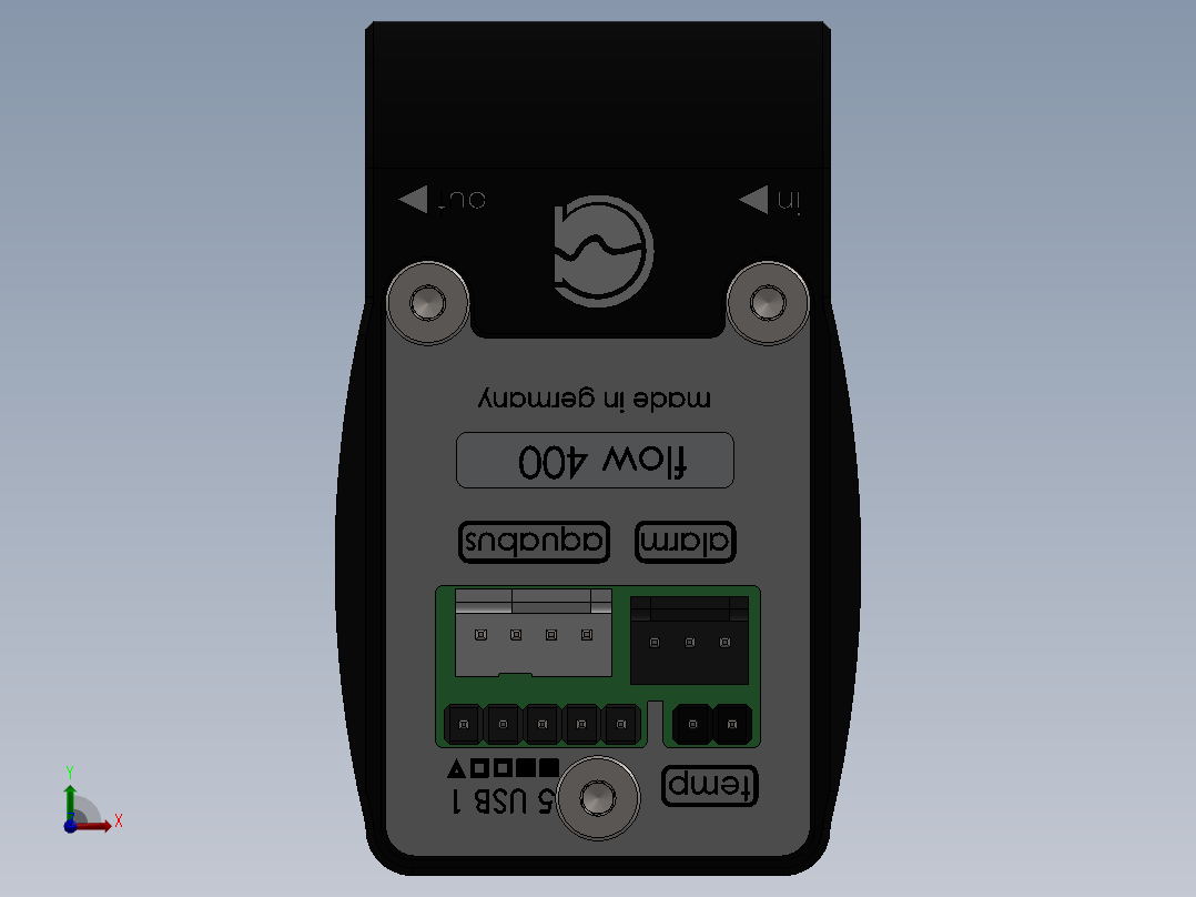 传感器(22)前视图