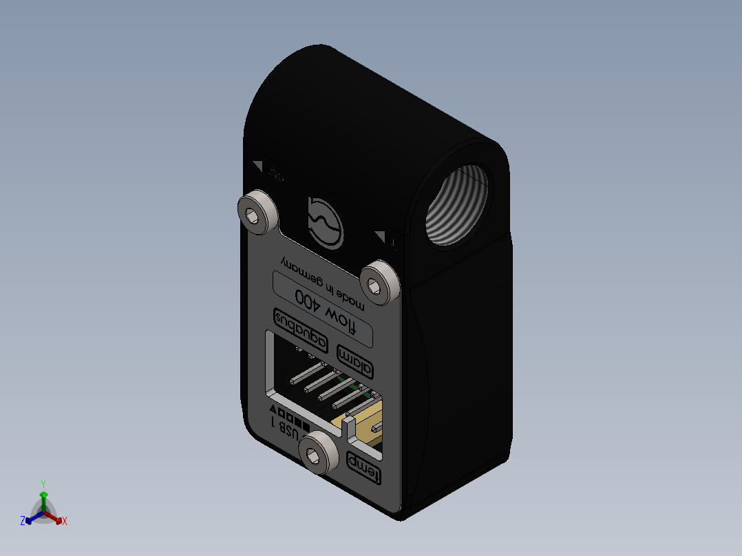 传感器(22)正等轴测图