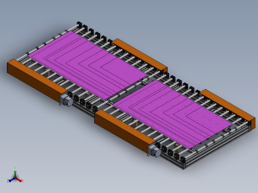多滚轮支撑输送机