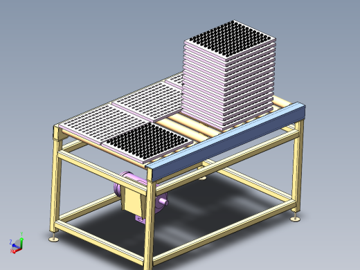 TRAY-120 半导体晶圆托盘自动上料机