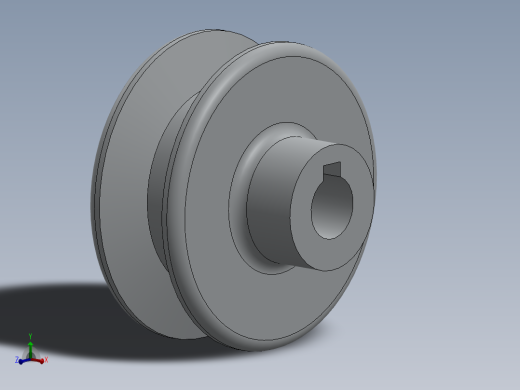 A1型v形槽滑轮，直径1.5英寸，内径5毫米