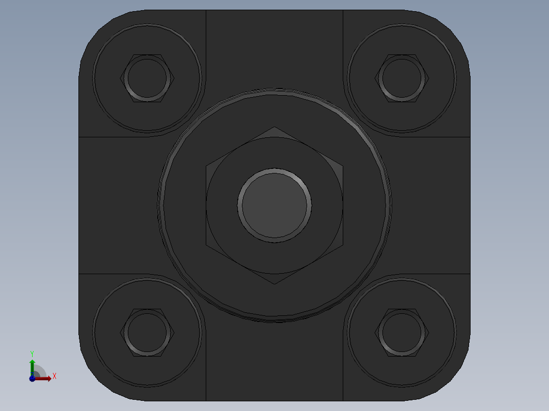 DNGL FESTO 气缸 1 5-8,11-4 和 4 英寸前视图