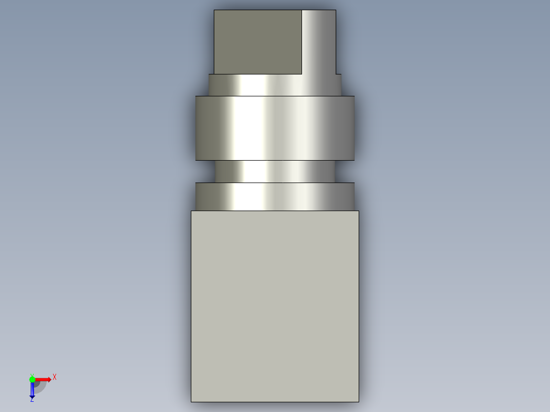 XB2BD21C_选择开关(Schneider)俯视图